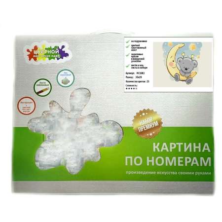 Картина по номерам Цветной