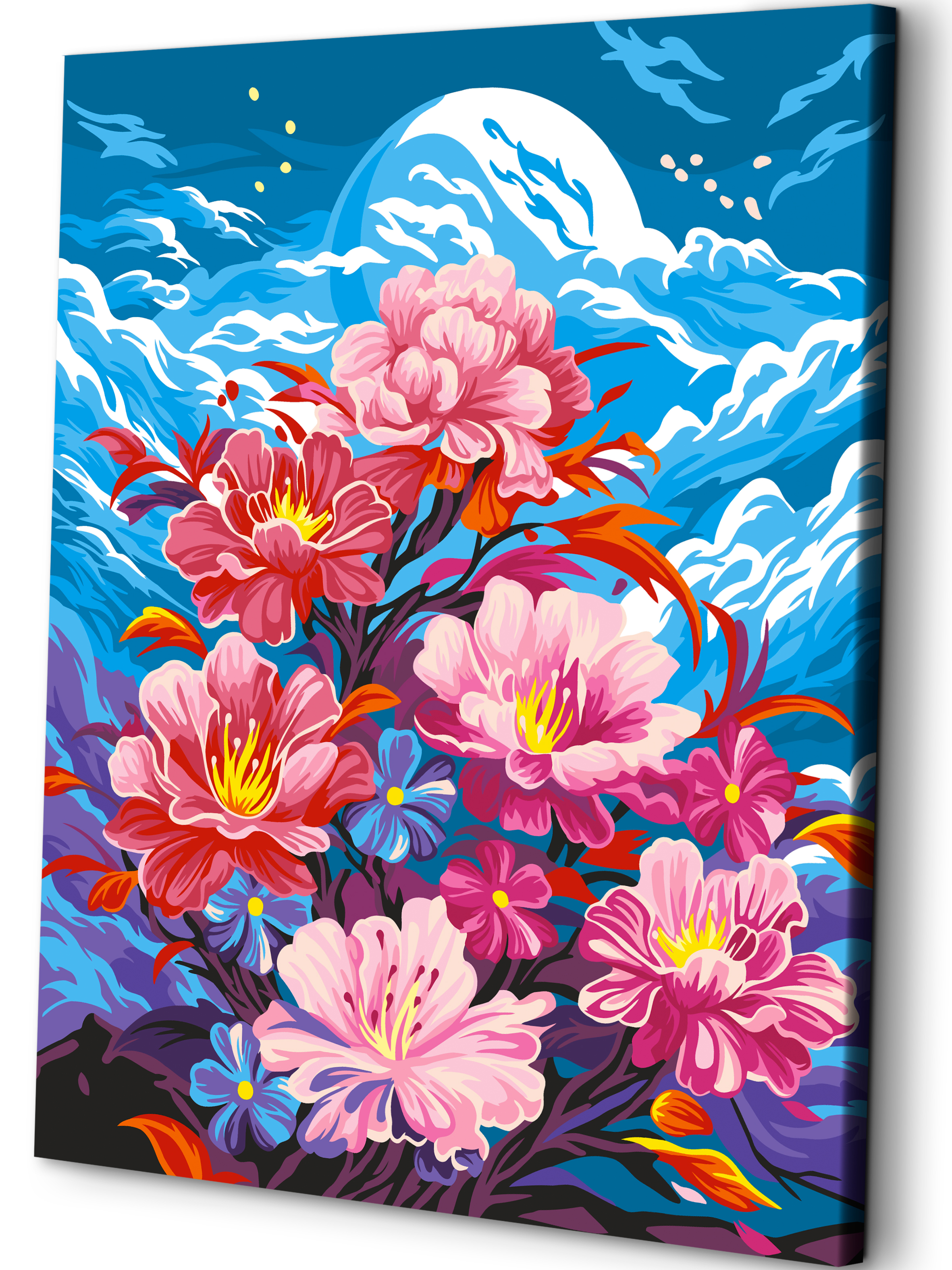 Картина по номерам Art sensation Лунные цветы в ассортименте - фото 1