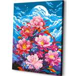 Картина по номерам Art sensation Лунные цветы в ассортименте