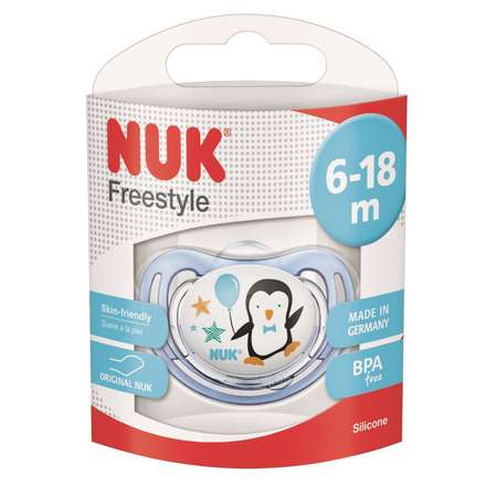 Пустышка Nuk ортодонтическая от 6 мес. в ассортименте