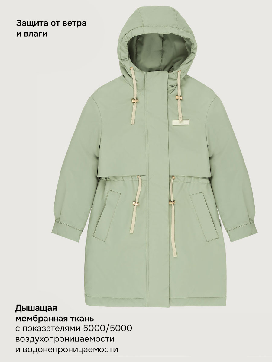 Парка NIKASTYLE 5м3826 фисташка - фото 4