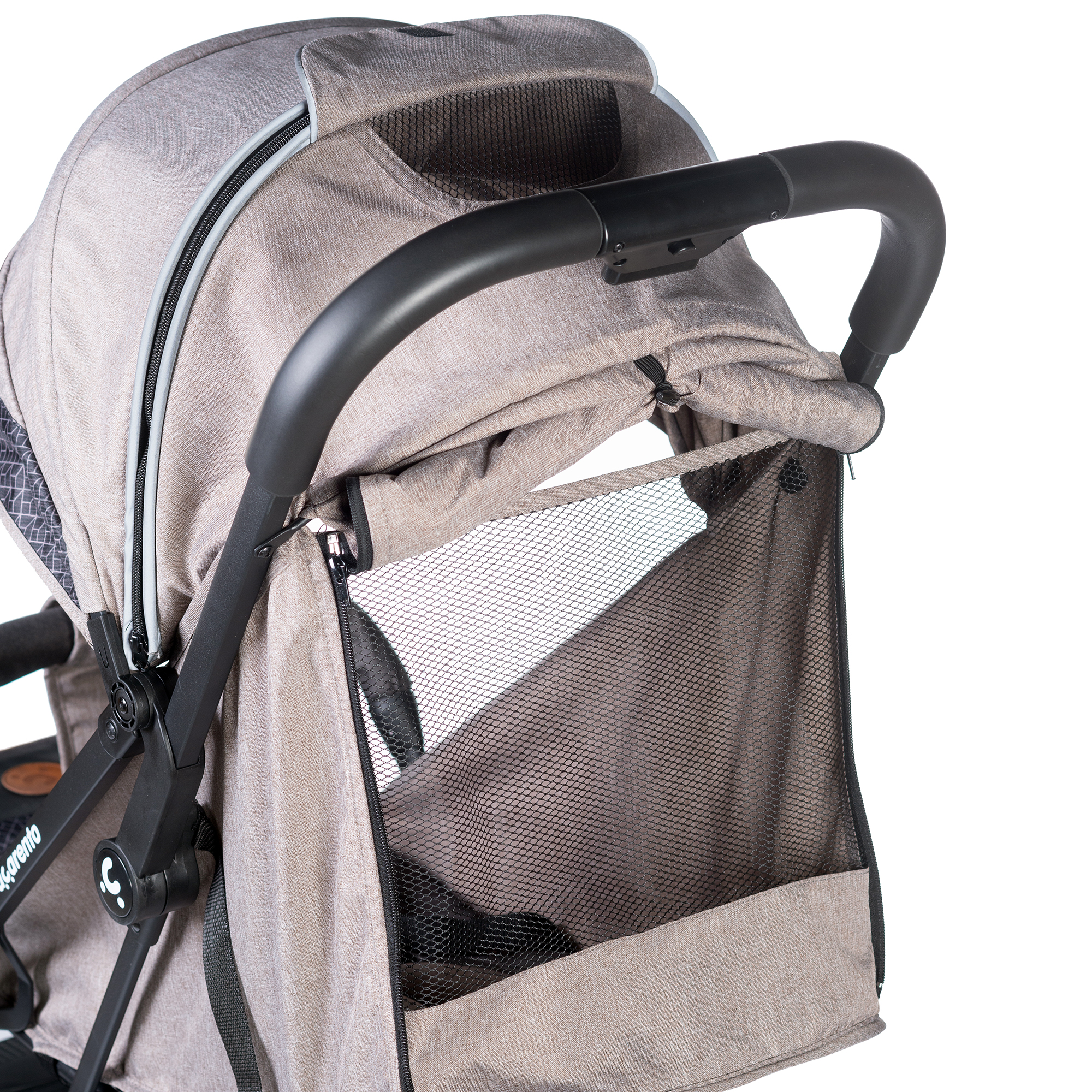 Коляска прогулочная Acarento Antero бежевый - фото 16