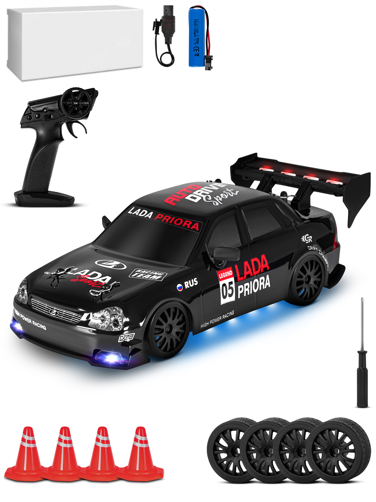 Автомобиль РУ AUTODRIVE LADA 1:24 - фото 14