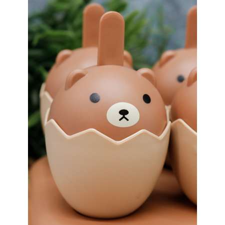 Формочки для мороженого iLikeGift Bear brown