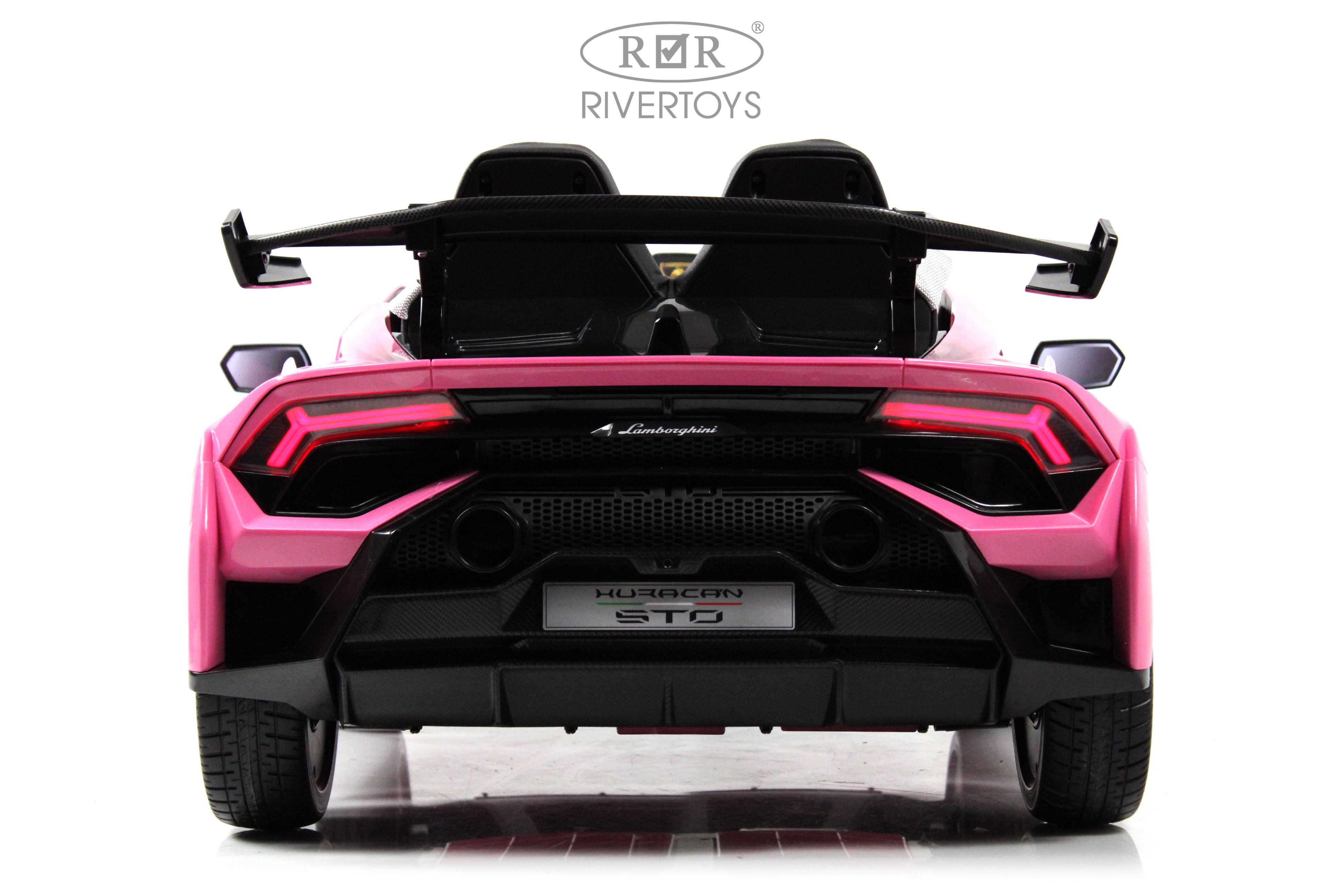 Электромобиль RIVERTOYS Lamborghini E888EE-PINK С пультом ДУ - фото 21