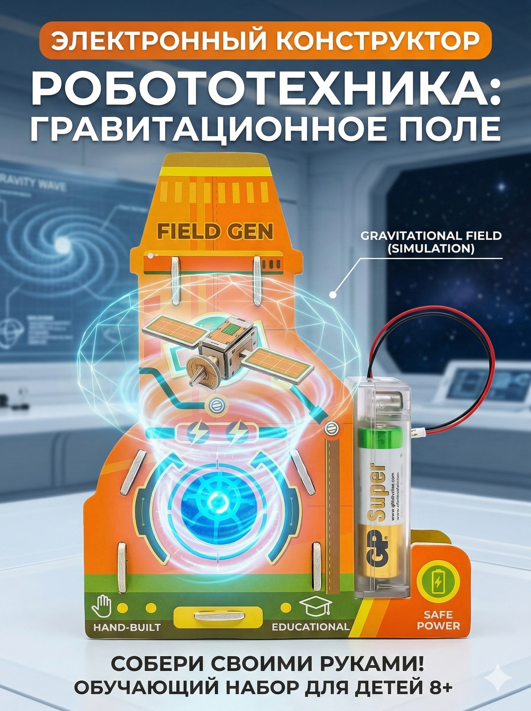 Конструктор SHARKTOYS Гравитационное поле электронный - фото 1