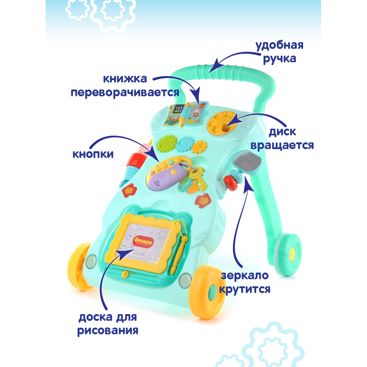 Ходунки Veld Co Бизиборд - фото 2