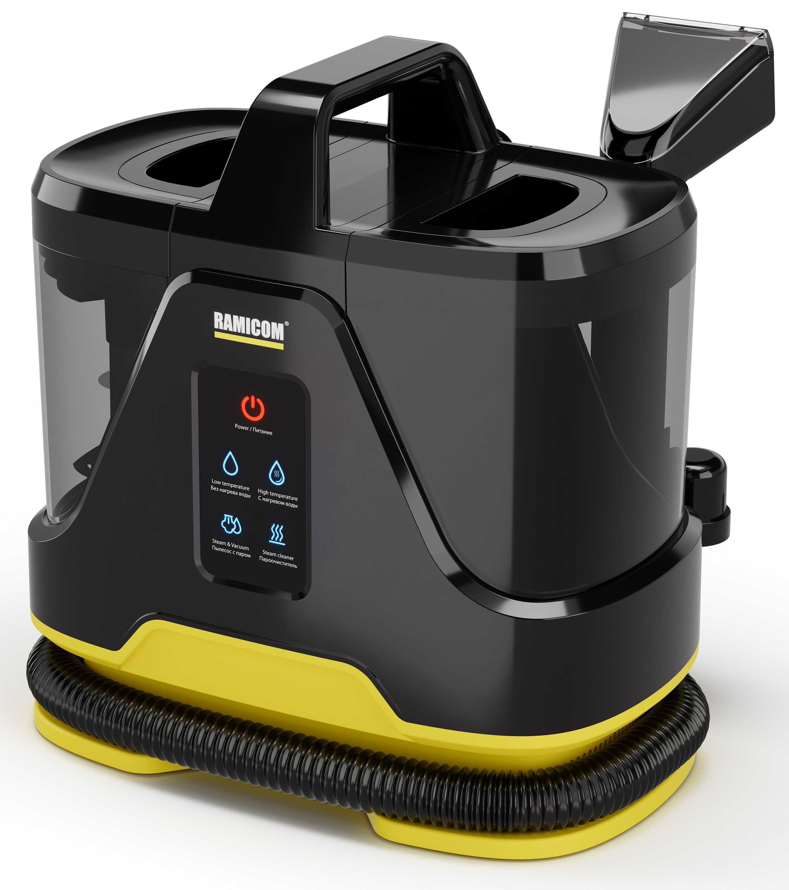 Моющий пылесос с горячим паром Ramicom RWC3500 для чистки мебели ковров авто и дома - фото 17