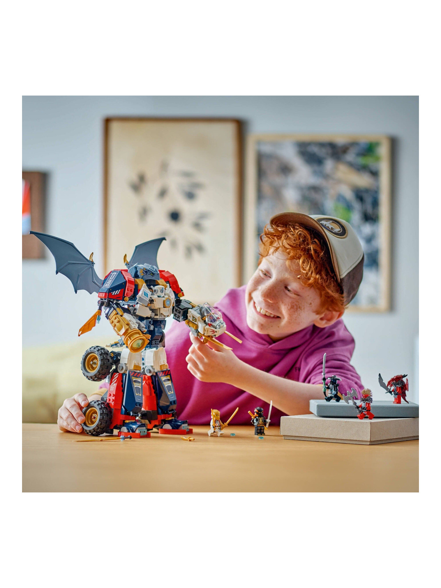 Конструктор LEGO NINJAGO Робот Зейна 1187 дет. - фото 4