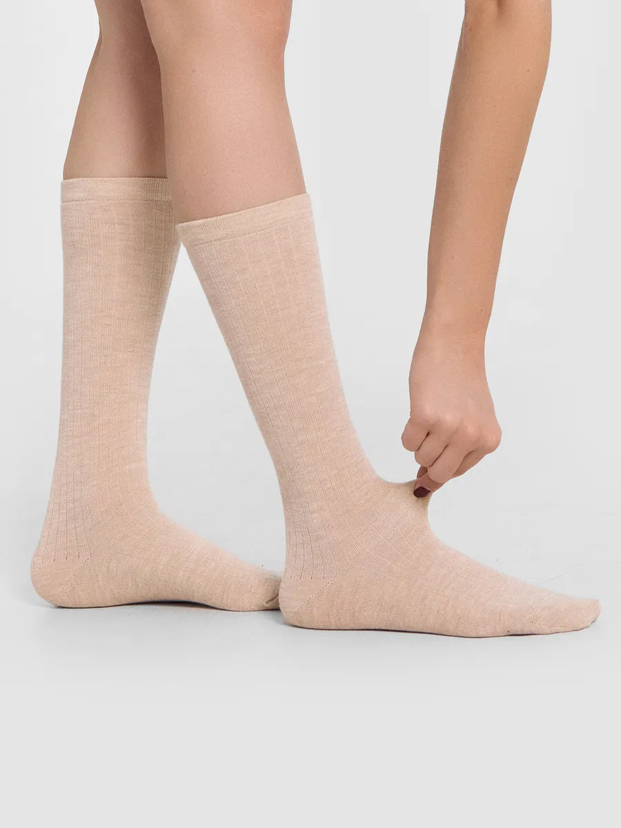 Носки Mark Formelle (Марк Формэль) 209K-2960/бежевый меланж - фото 7