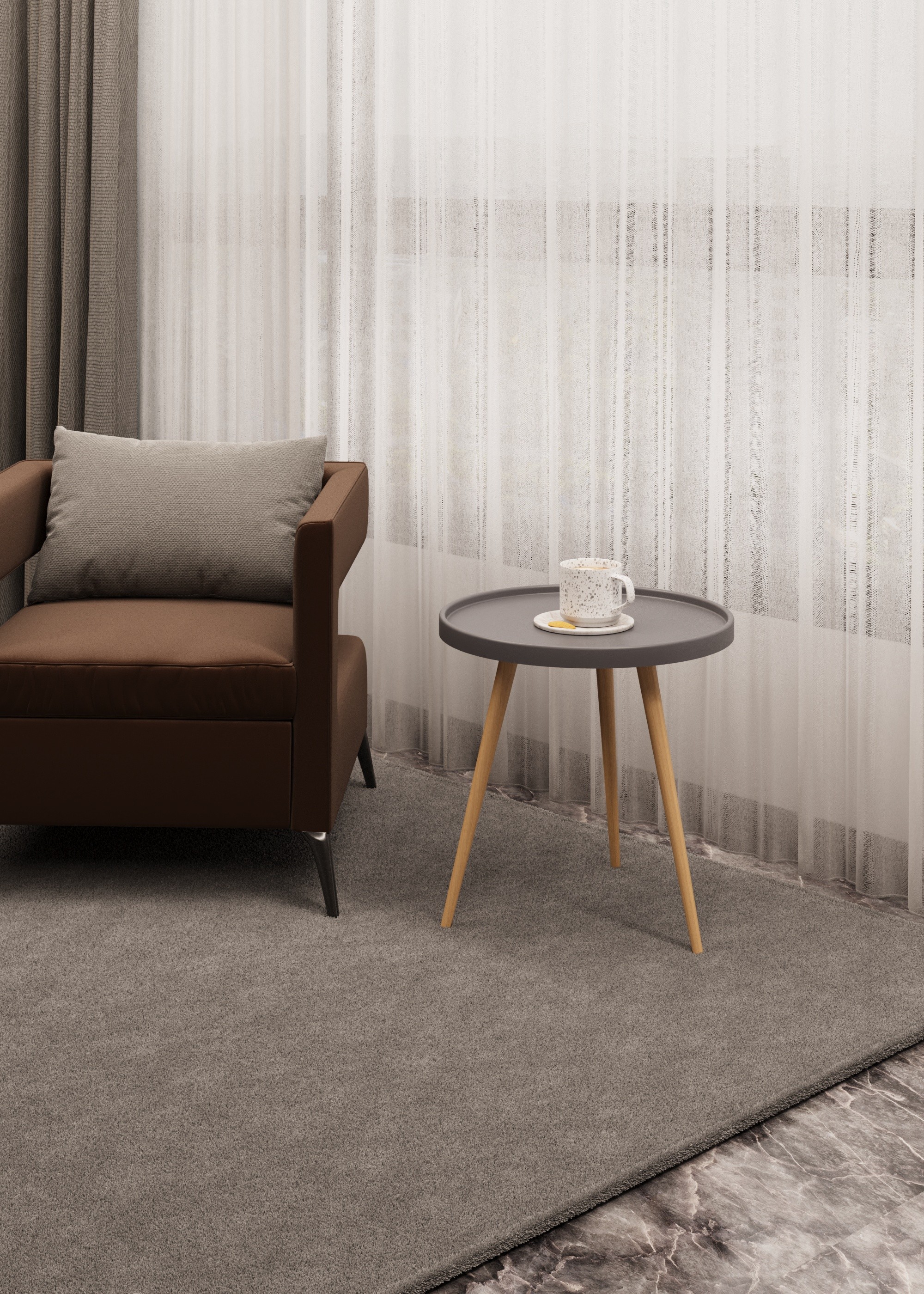 Стол журнальный SLINE Келли графит - фото 5