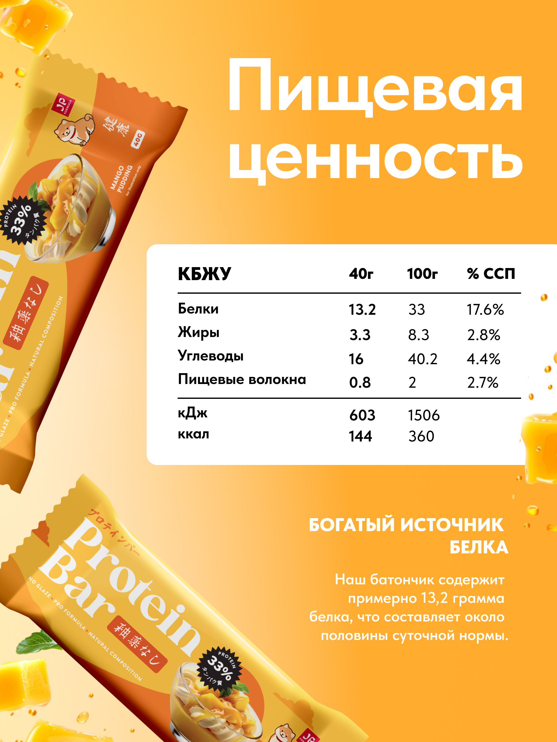 Протеиновые батончики Japan Formula без глазури без сахара набор 16шт - фото 3