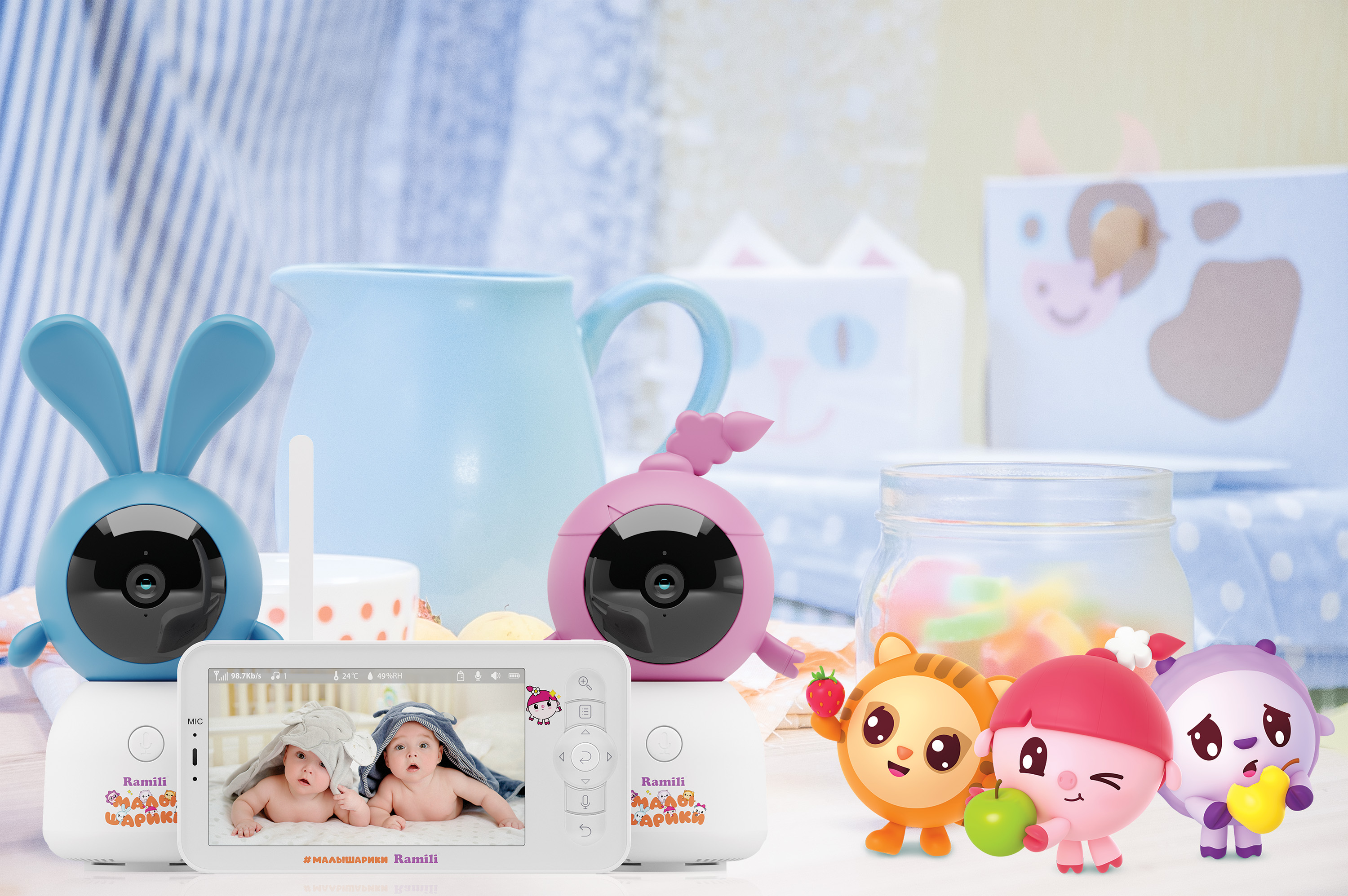 Видеоняня Ramili Малышарики Нюша и Крошик - фото 17