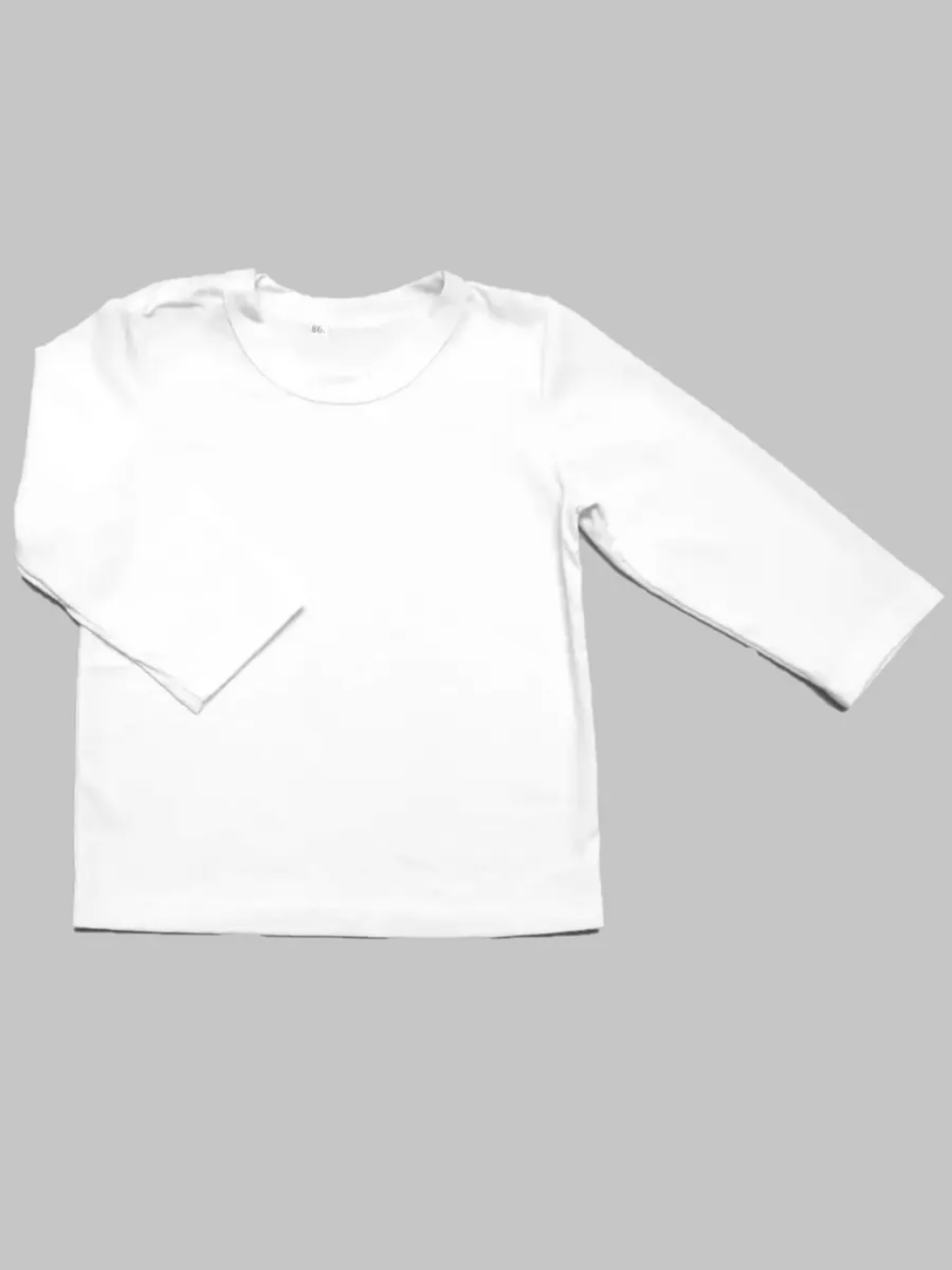 Лонгслив 2 шт Рекантино 2п176-10/Белый,серый-меланж - фото 5