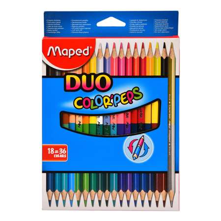 Карандаши цветные MAPED 18 шт.