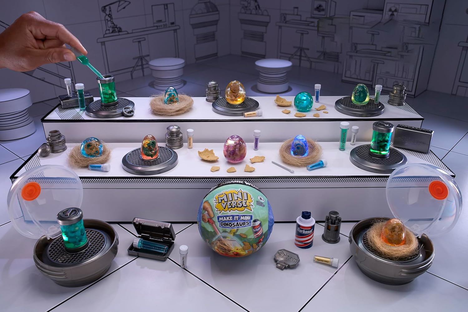 Игровой набор MGA mini verse Mini Dinosaurs Jurassic World - фото 5