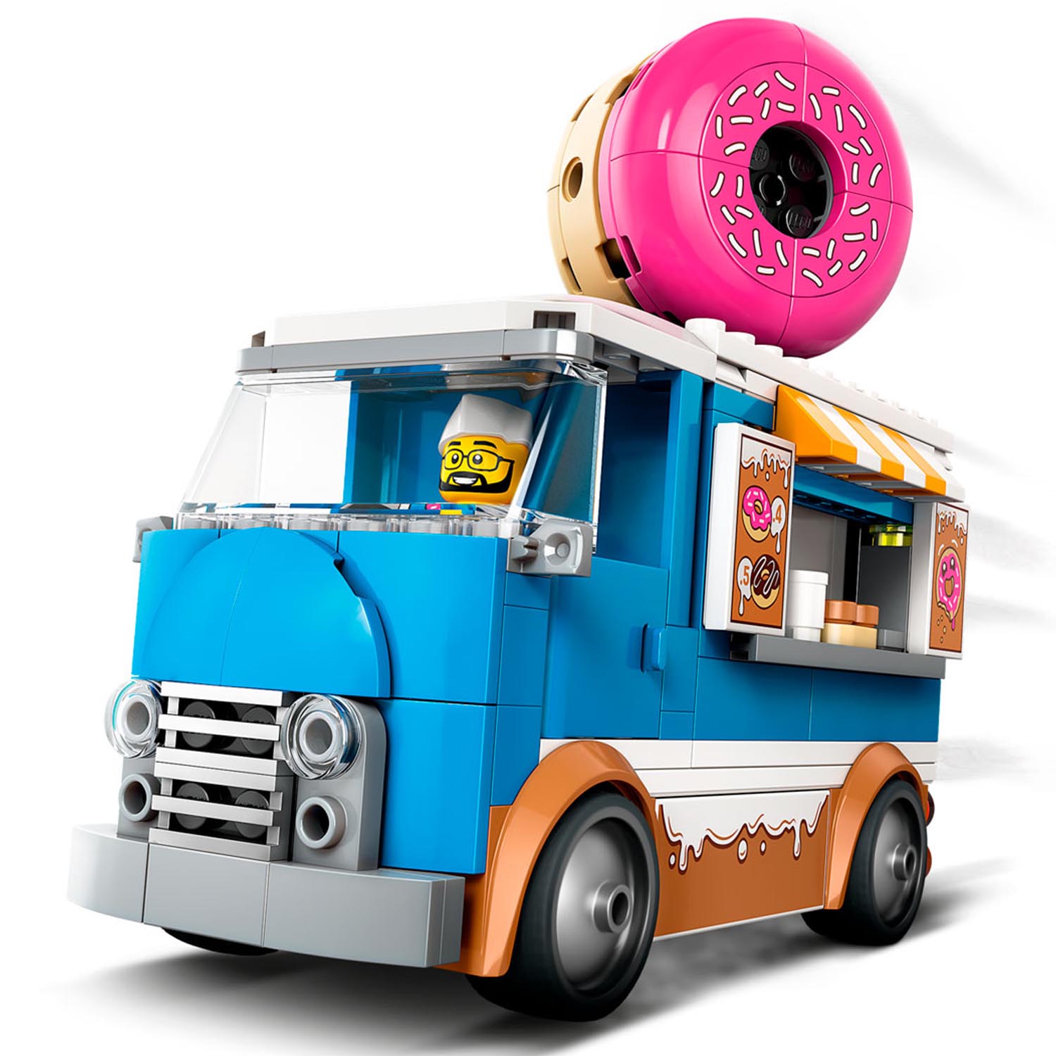 Конструктор LEGO City Фургон с пончиками 196 дет. - фото 4