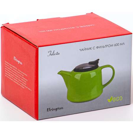 Чайник Elrington Феличита 600 мл красный
