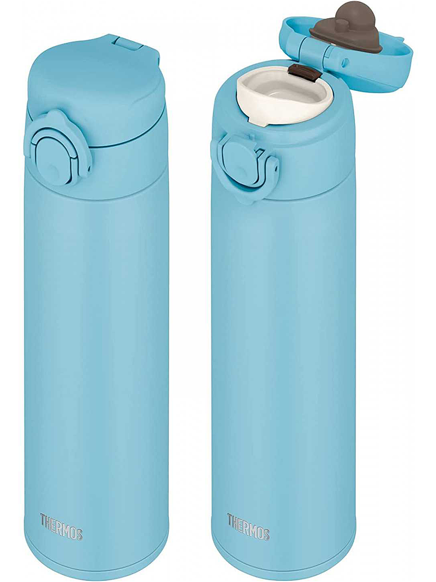 Термокружка для чая кофе 500 мл THERMOS JOK–500 голубая – нержавеющая сталь герметичная тепло/холод 12/24 часа - фото 8