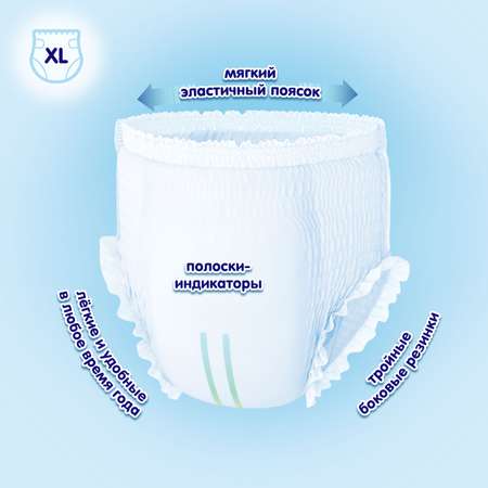 Трусики MANU ультратонкие XL (12-17 кг) 54 шт.