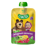 Пюре Маленькое счастье Ягодный салатик с 6 мес 85 г