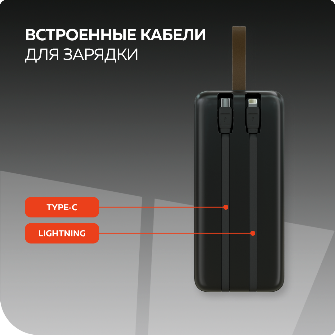 Внешний аккумулятор More Choice PB55-30 Black - фото 3
