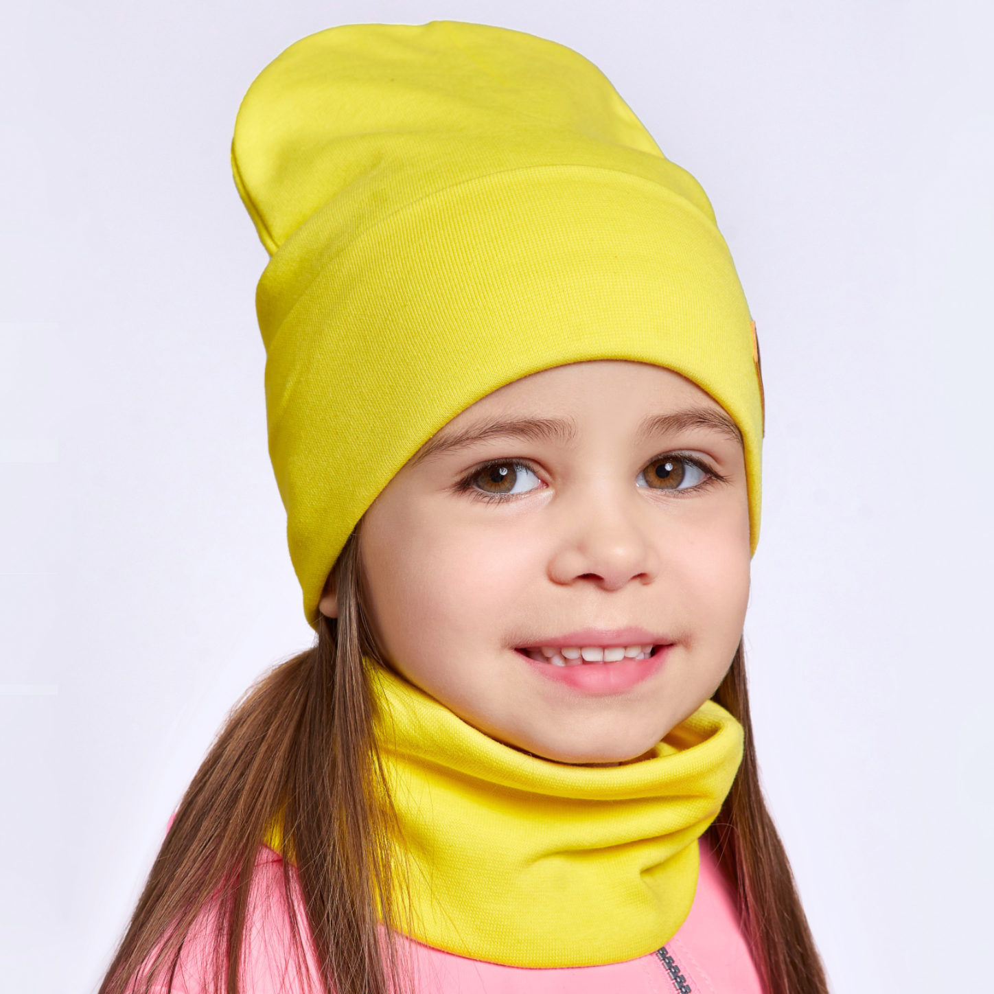 Шапка и снуд KUBRIO NYC-H-68-SPRotvG-yellow - фото 4