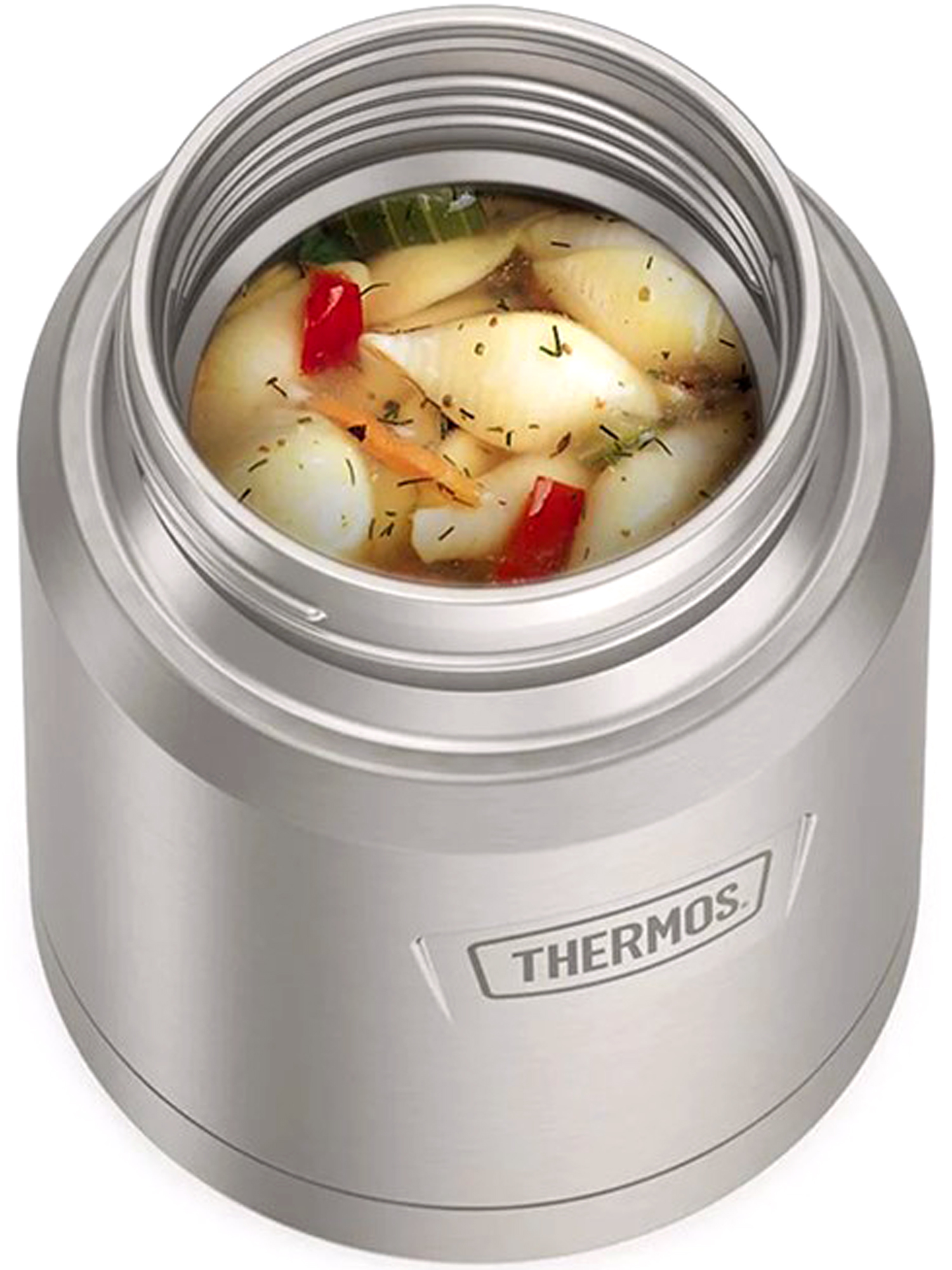 Термос для еды супа 470 мл с ложкой THERMOS ICON-300 стальной – нержавеющая сталь герметичный тепло/холод 10/24 часа - фото 10
