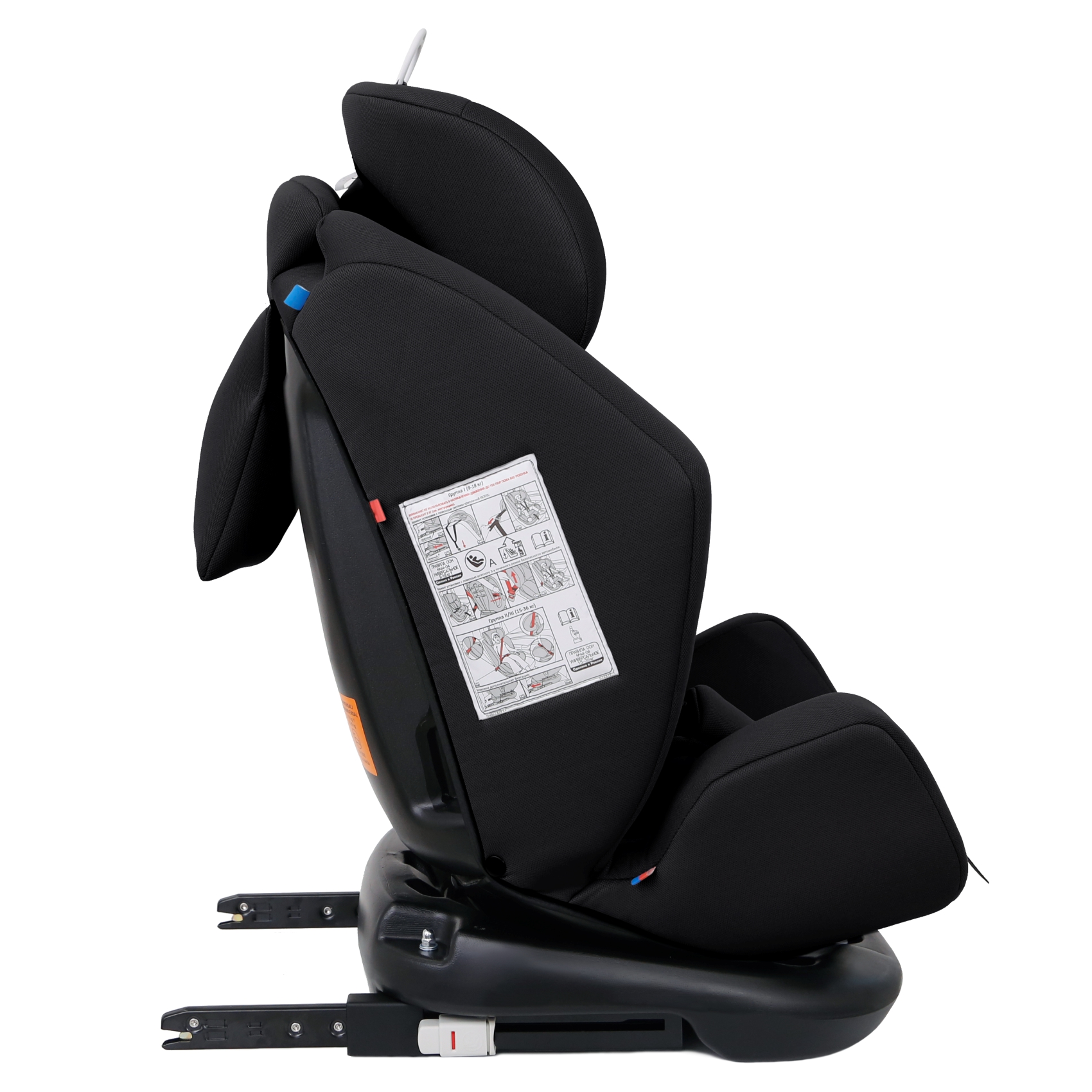 Автокресло Еду-Еду Isofix 0+/1/2/3 (0-36 кг) черный - фото 9