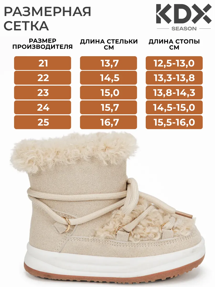 Угги KDX MU-68 beige - фото 3