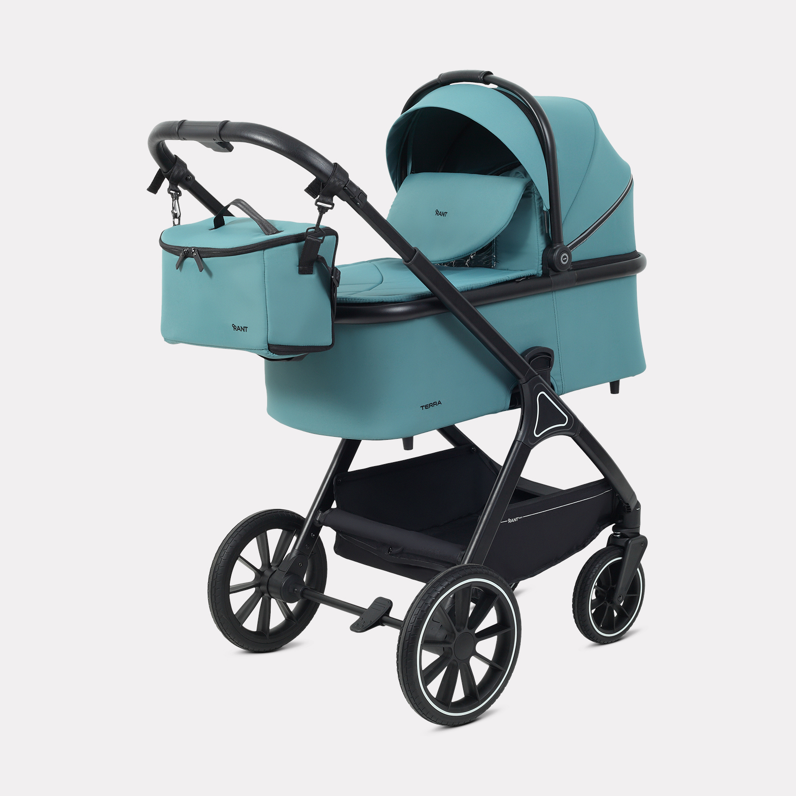 Коляска 2в1 Rant Basic Terra 2в1 голубой - фото 1