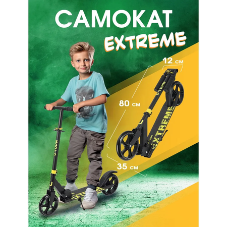Самокат Рыжий кот двухколесный