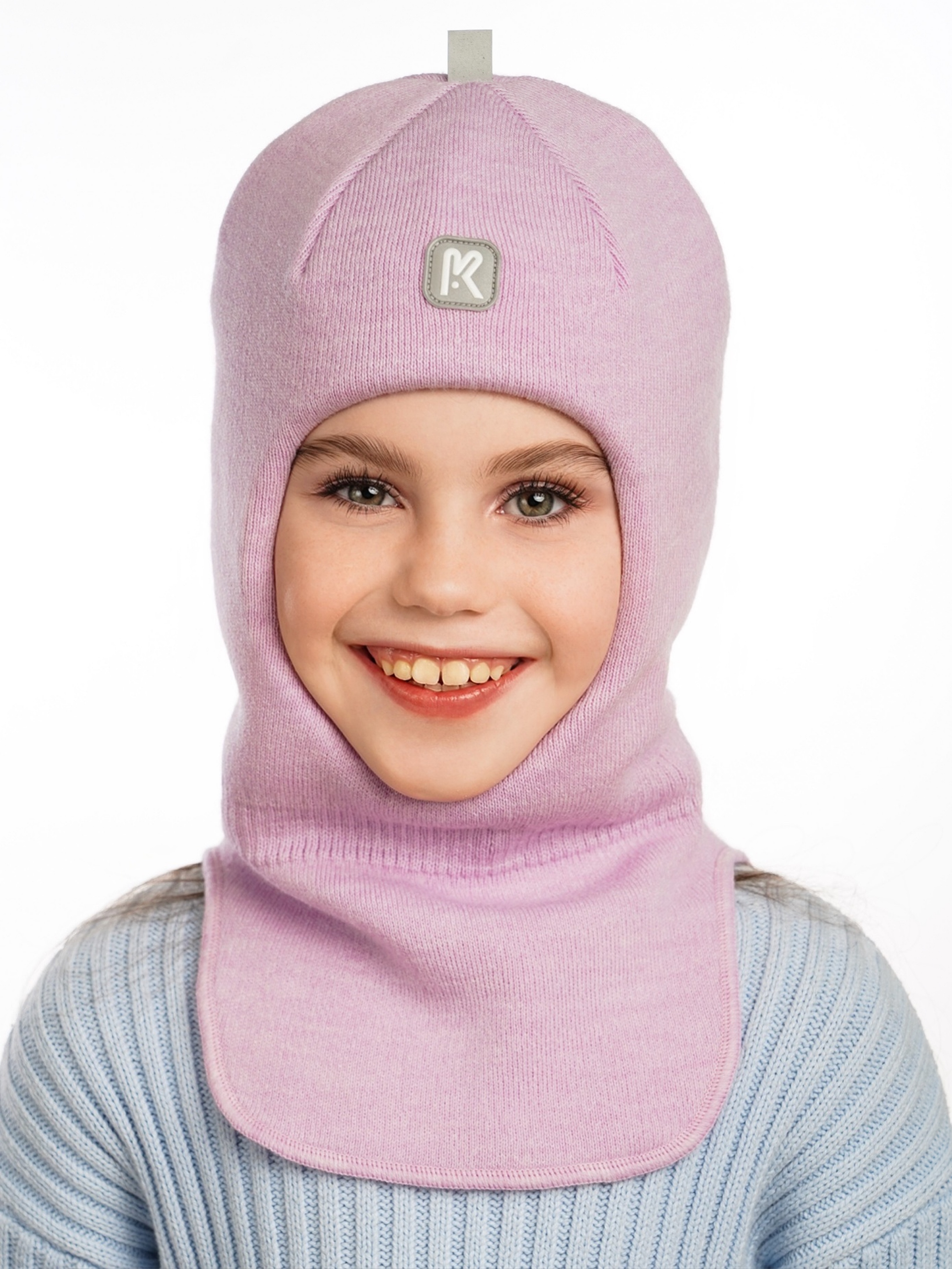 Шапка-шлем ПриКиндер U-W_26291 Цвет: розовая сирень - фото 3