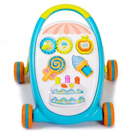 Каталка Babyhit Игровой центр Move and Play Sweets голубой