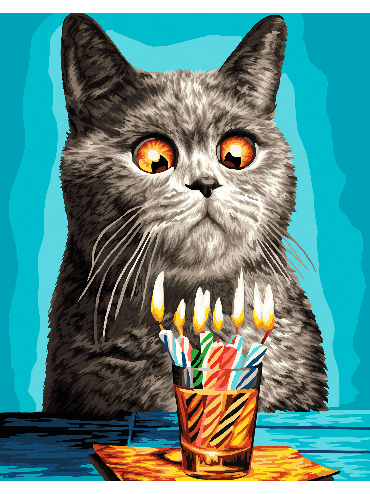 Картина по номерам Art on Canvas Happy birthday в ассортименте - фото 2