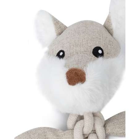 Игрушка для собак Barbaks Лиса Мария пищит c канатиком 16*32см