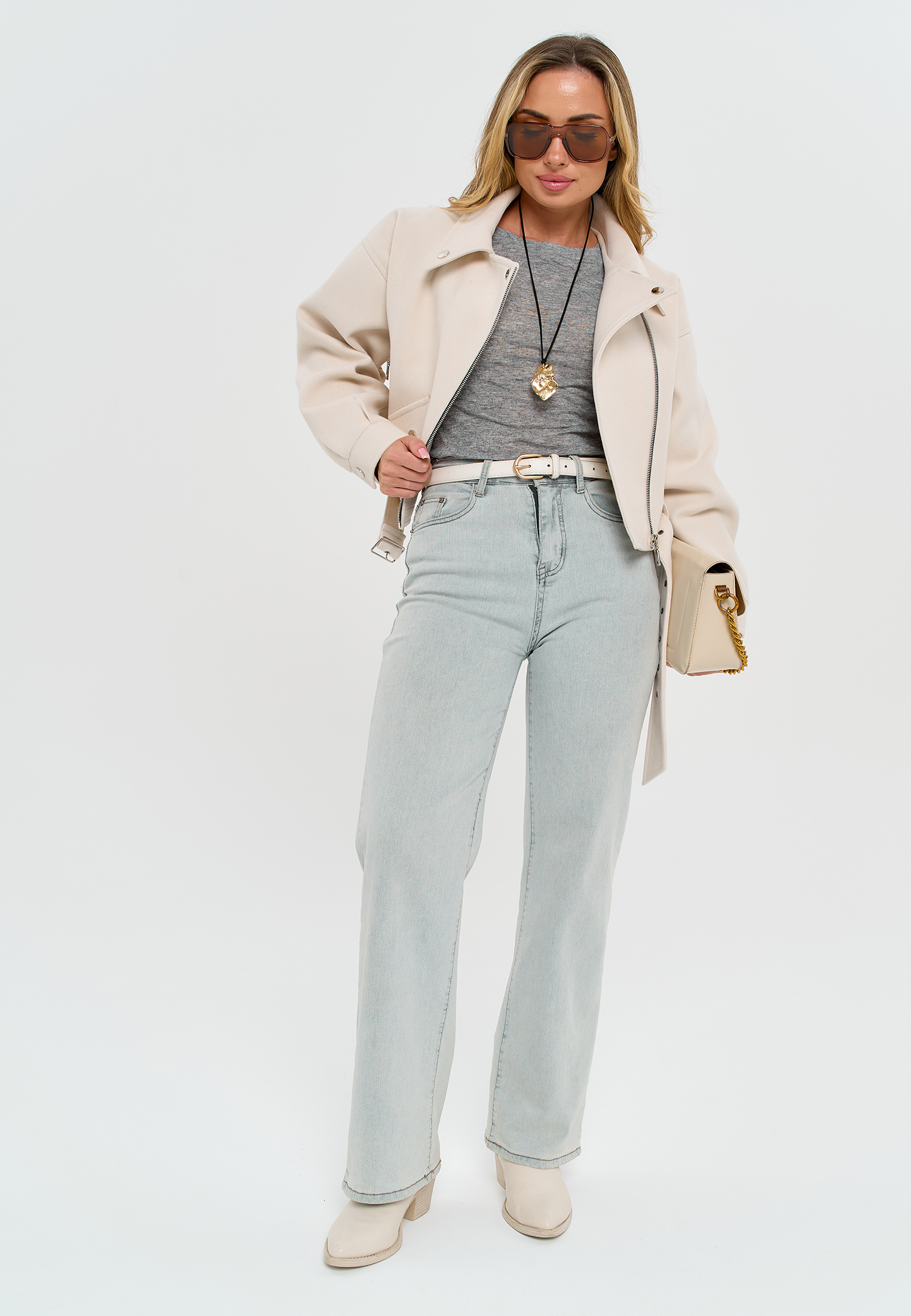 Косуха Stylish AMADEO AJ-8501-бежевый - фото 13