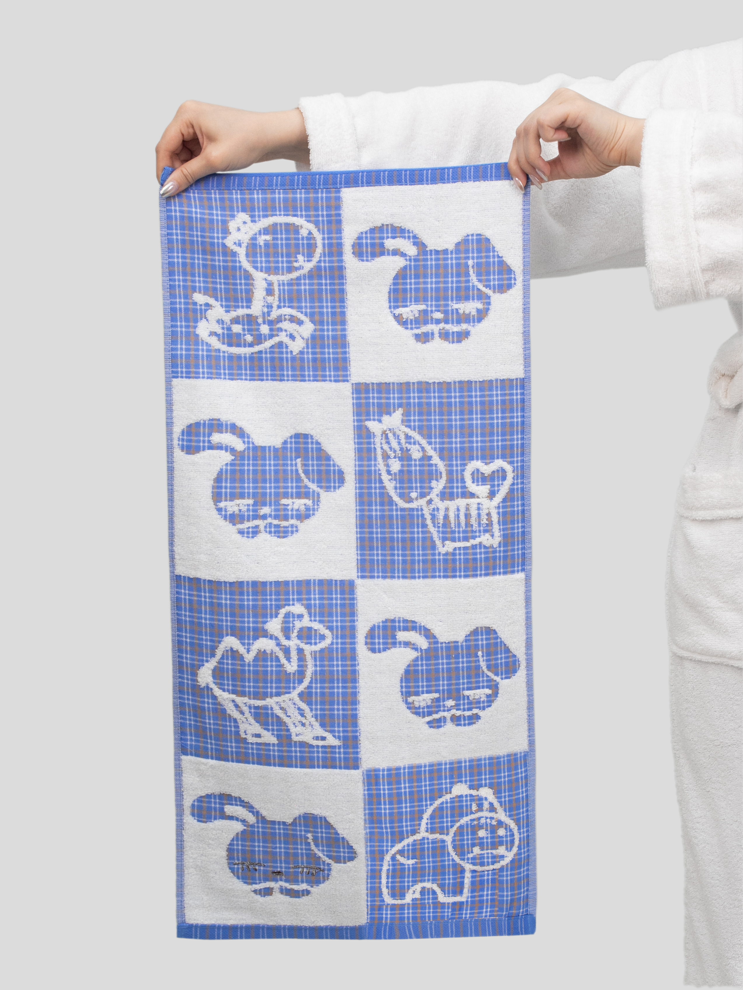 Полотенце Wellness ЗОО_1-55 Набор_2 34 x 76 см 2 шт. - фото 7