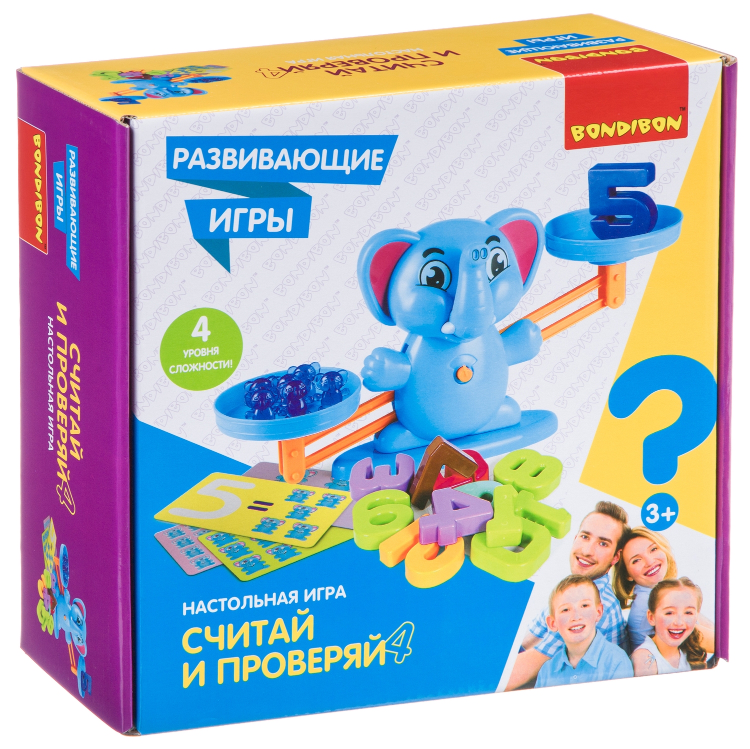 Настольная игра Bondibon обучающая Считай и проверяй - фото 3