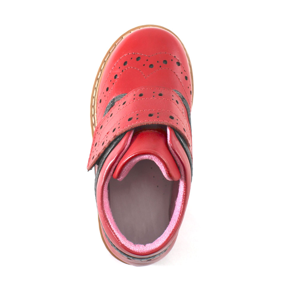 Ботинки Ascenzi 125-10-СВ Ascenzi Ботинки для девочки,красный кожа - фото 3