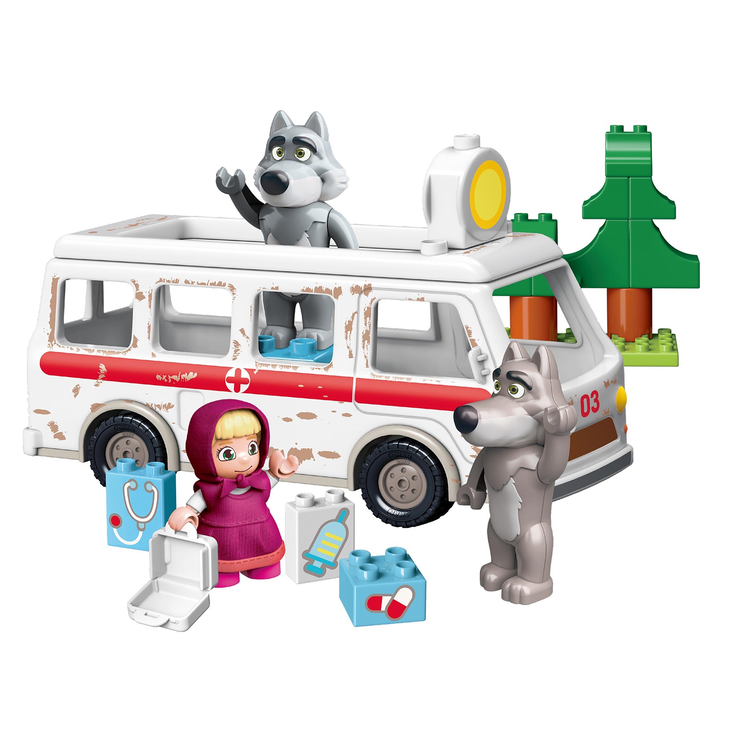 Конструктор Маша и Медведь 23 дет. - фото 2