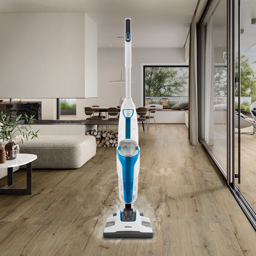 Вертикальный паровой пылесос "2 в 1" KITFORT КТ-556 - фото 2