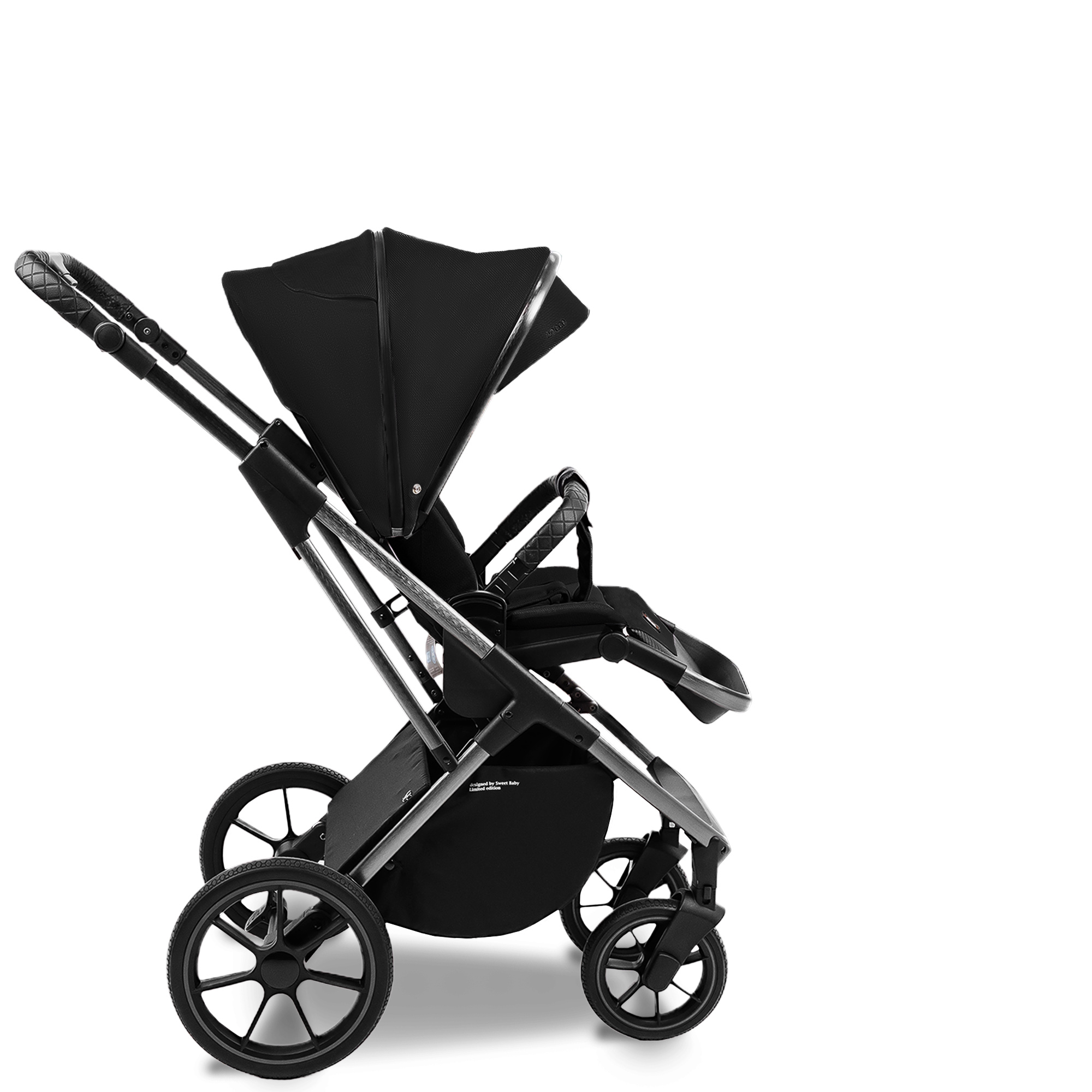 Коляска 2в1 Sweet Baby Rocco Black черный - фото 20