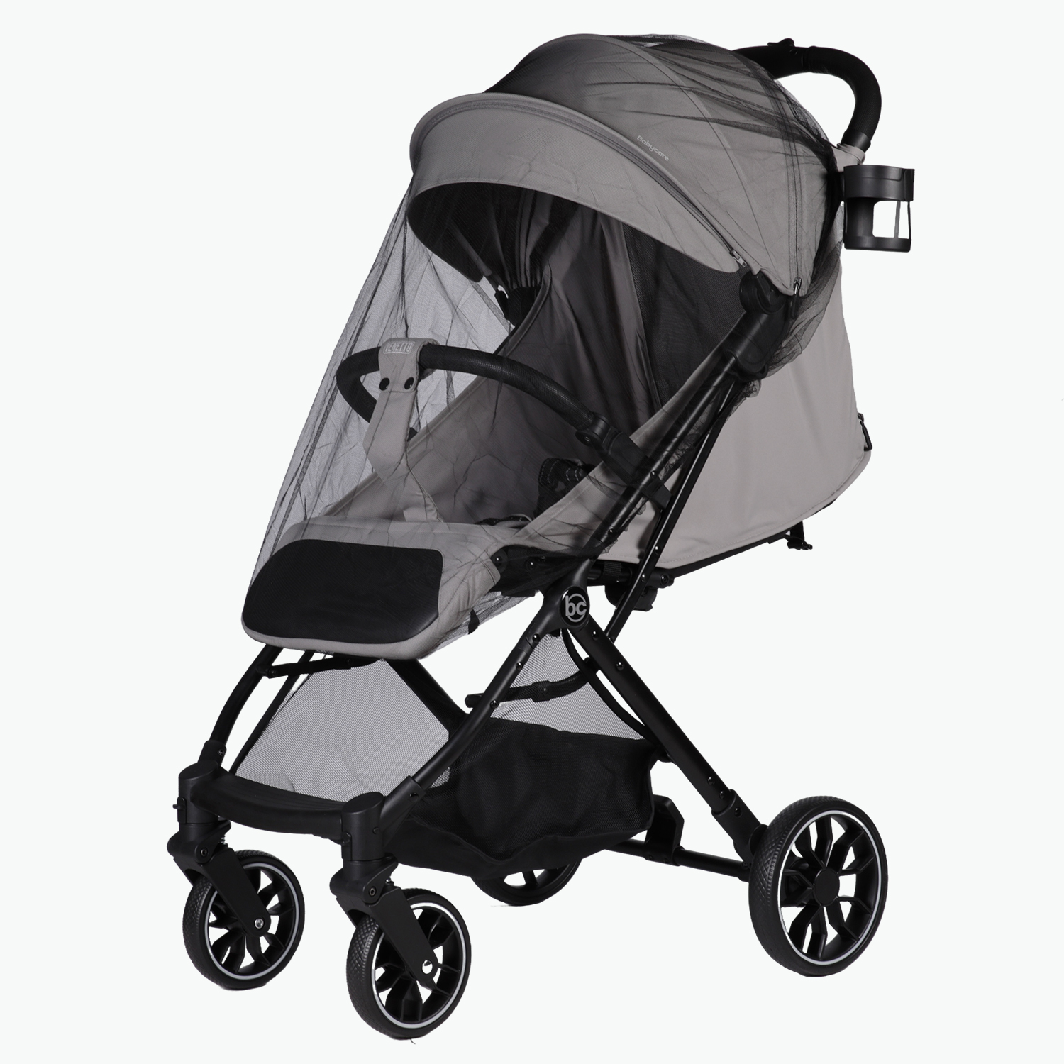 Коляска прогулочная BabyCare Venetto Серый серый - фото 4
