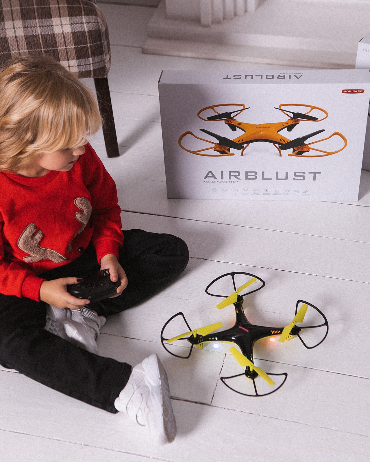 Квадрокоптер РУ Mobicaro Airblust - фото 9