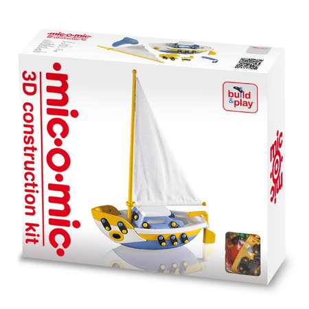 Конструктор Mic-o-mic Парусная лодка сборная игровая модель