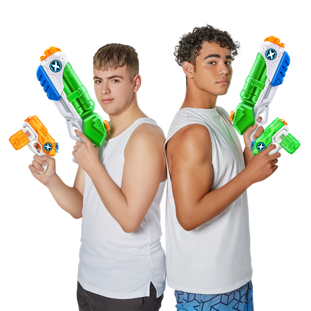 Бластер водный Zuru XSHOT  Water Ворфейс набор из 4 штук