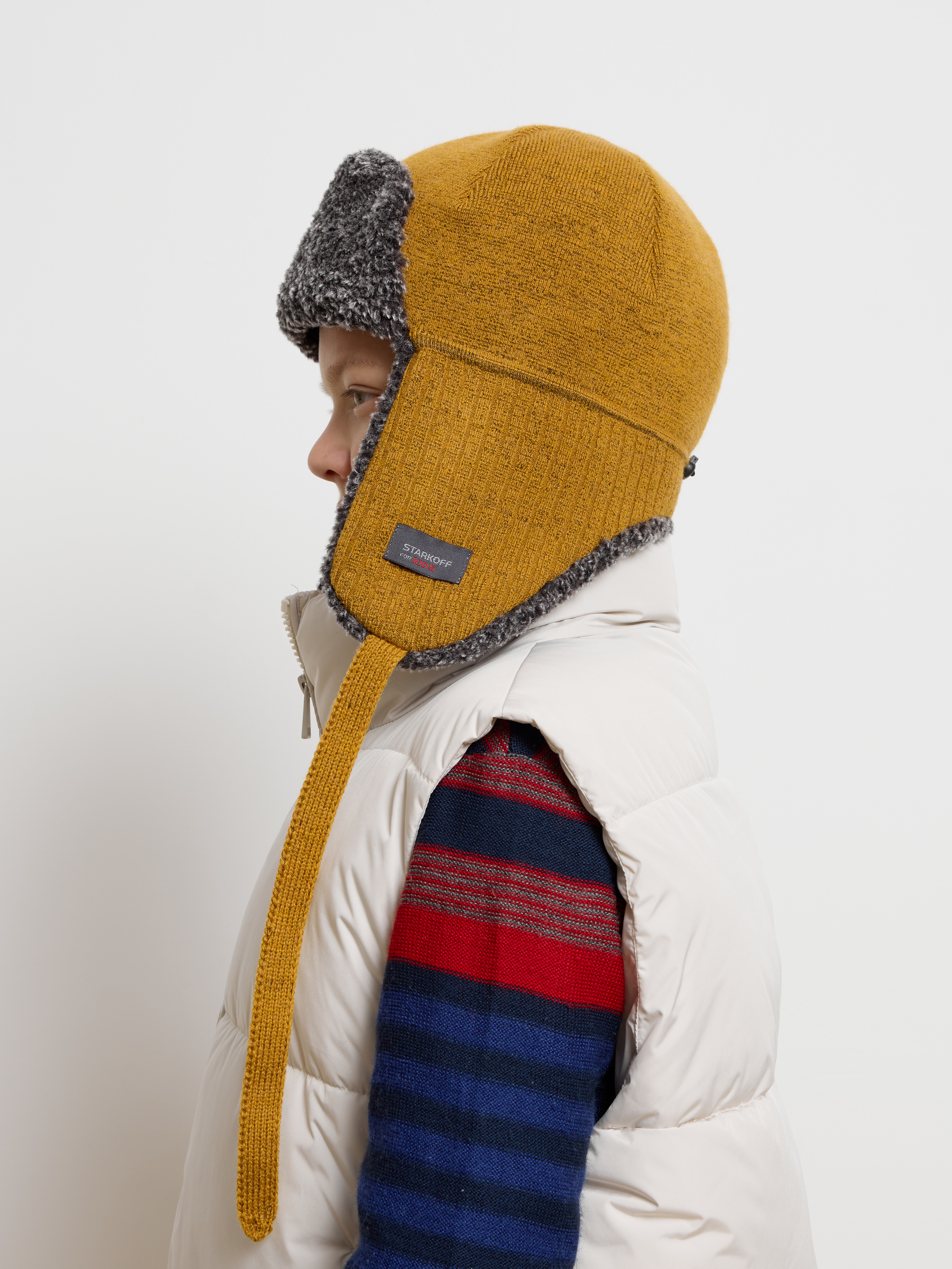 Шапка-ушанка Starkoff Kids Д500918 - фото 5