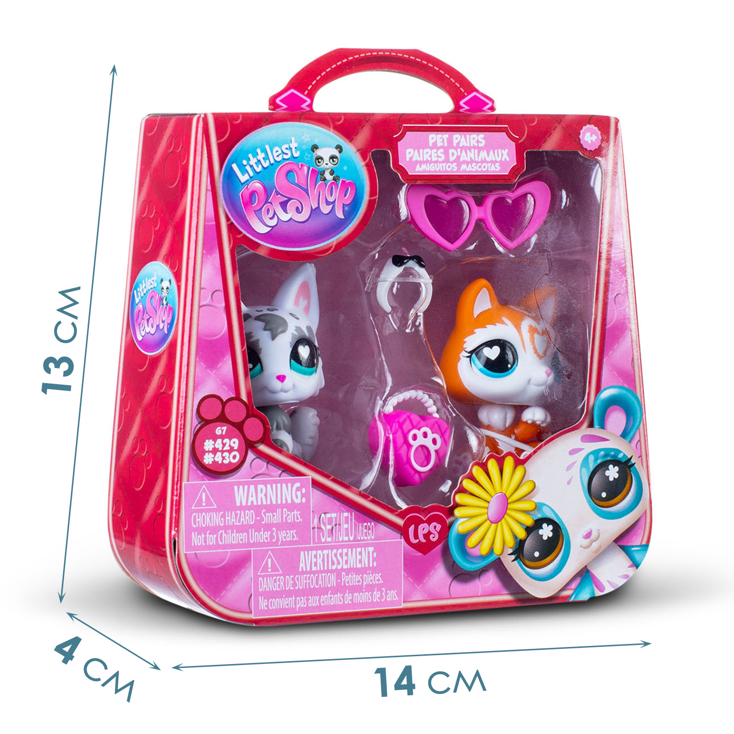 Игровой набор Littlest Pet Shop Серый кот и Рыжий кот - фото 2