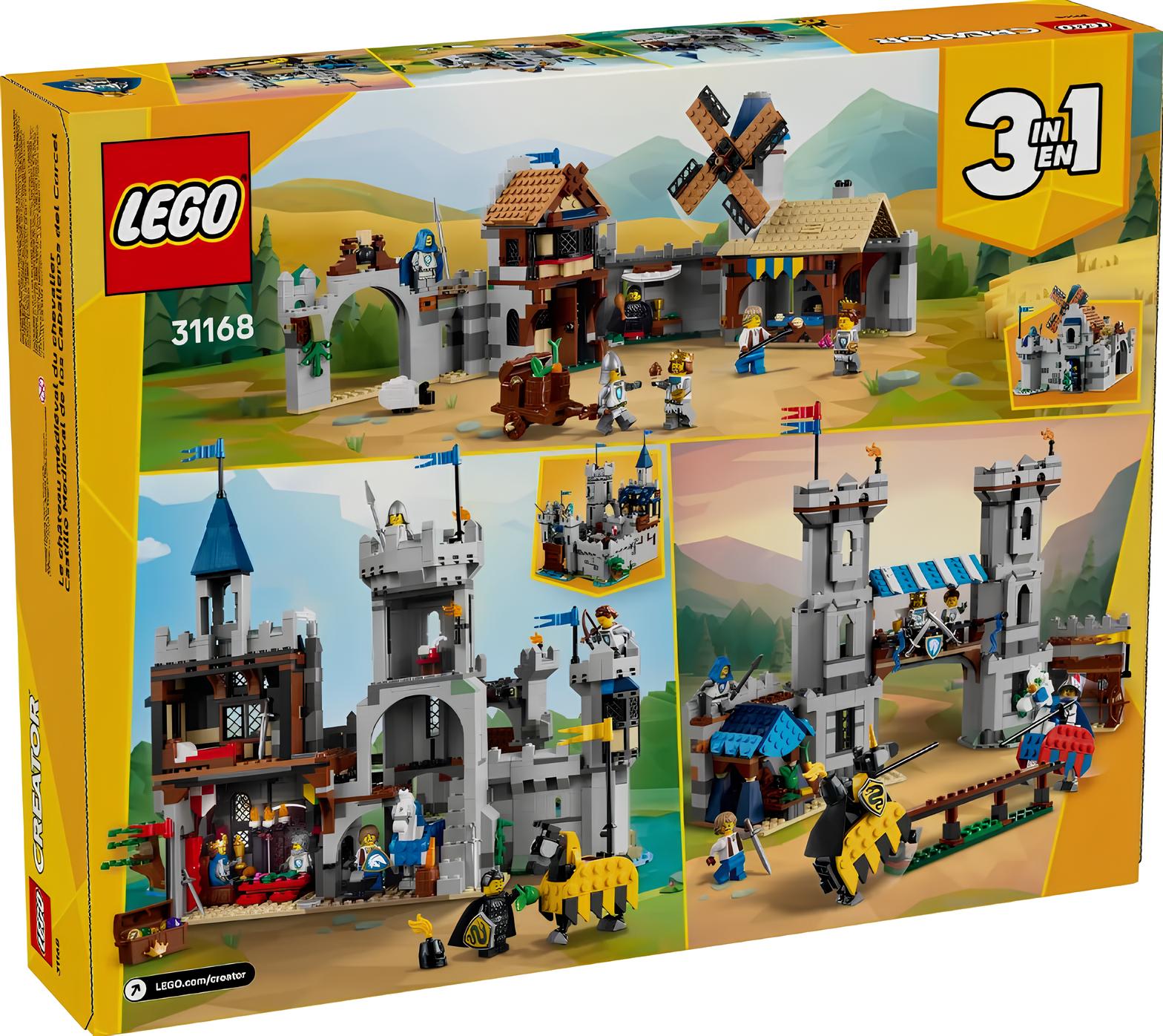 Изображение товара Конструктор LEGO Creator Средневековый Замок Конного Рыцаря 1371 деталей